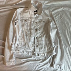 Banana Republic White Jean Jacket